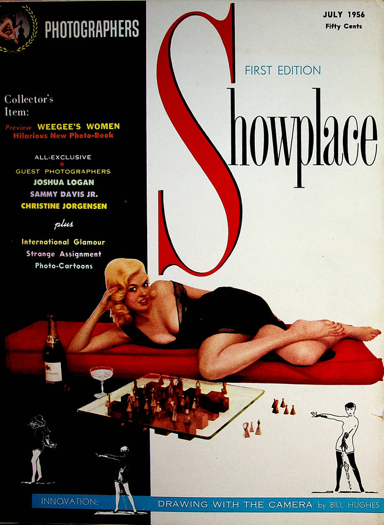 Showplace Busty Vintage magazine  Covergirl Jayne Mansfield  1st Edition July 1956   070522lm-p