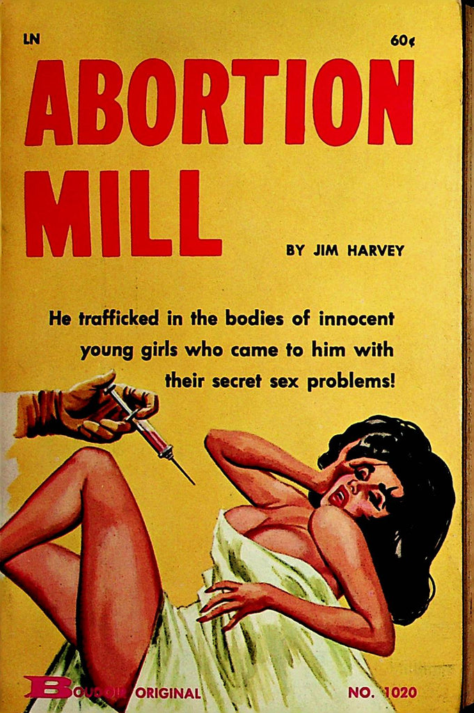Abortion Mill Novel by Jim Harvey 1962 Boudoir Original     110521lm-dm2