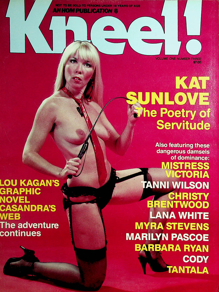 Kneel! Fetish Magazine  Kat Sunlove  vol.1 #3  1985 by HOM  123121lm-dm