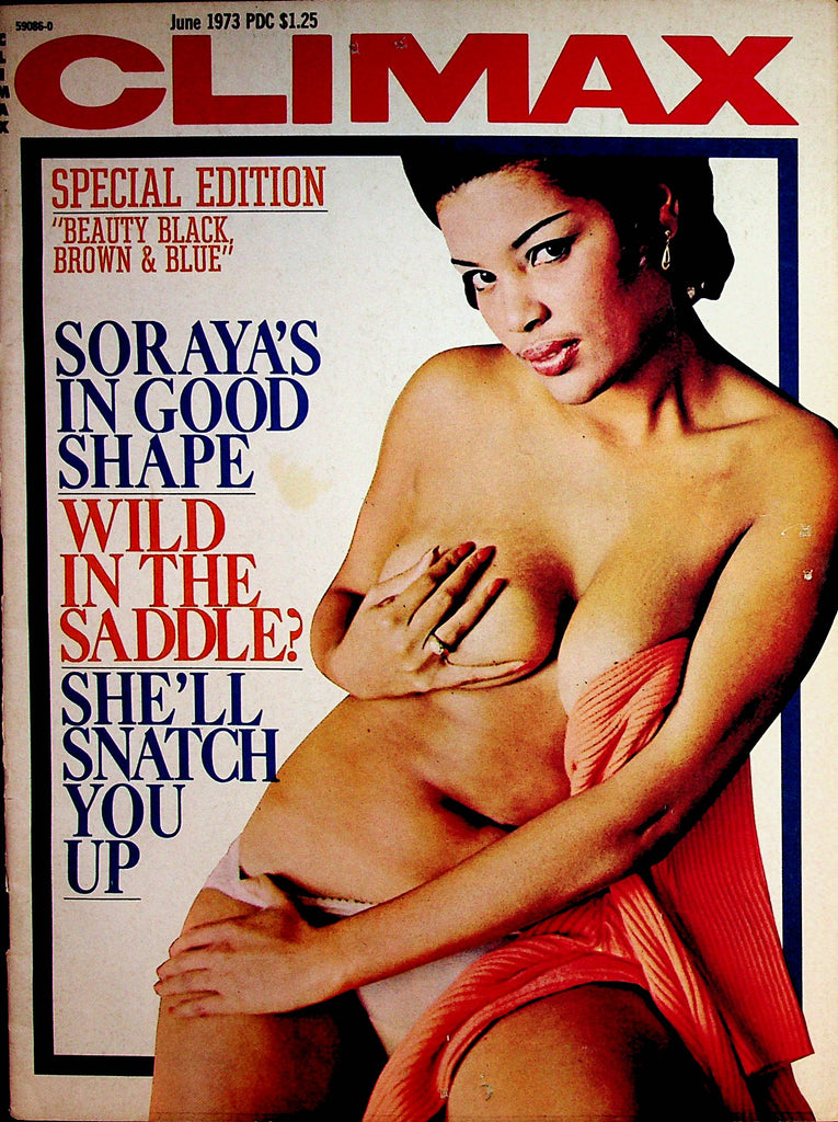 Climax Busty Magazine  Cover and Centerfold Girl Soraya  June 1973     081222lm-p