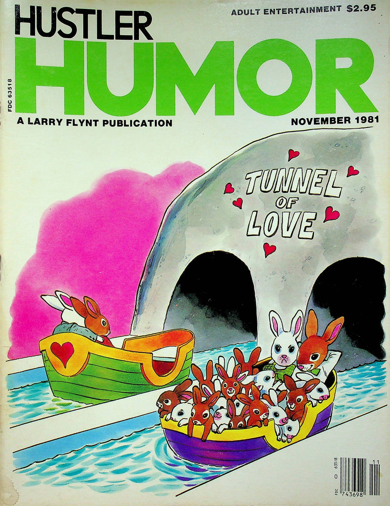 Hustler Humor Magazine Tunnel Of Love November 1981 010623RP