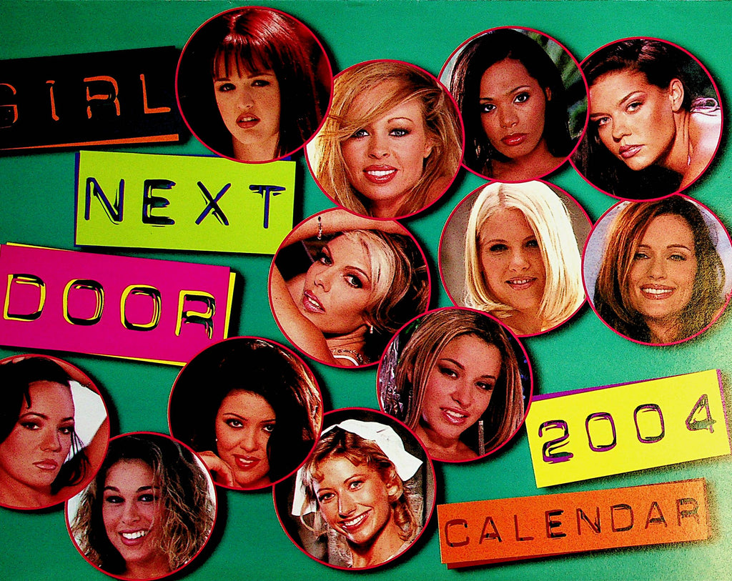 Girl Next Door Wall Calendar  2004  Kathy From Boston / Roxann From Buffalo NY And More!     041323lm-p