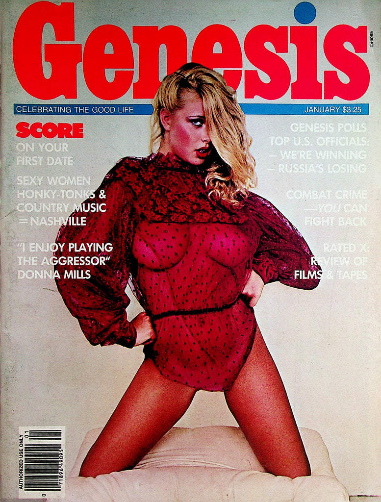 Genesis Busty Magazine  Centerfold Girl Astrid  January 1983     040723lm-p2