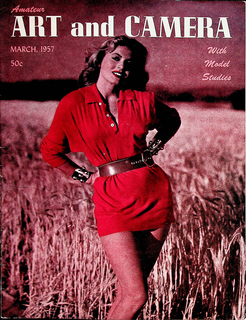 Amateur Art and Camera With Model Studies Magazine  March 1957     070222lm-p