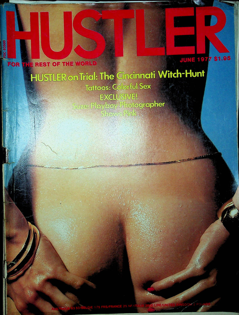 Hustler Magazine The Cincinnati Witch-Hunt & Suze Playboy Photographer June 1977 121022RP