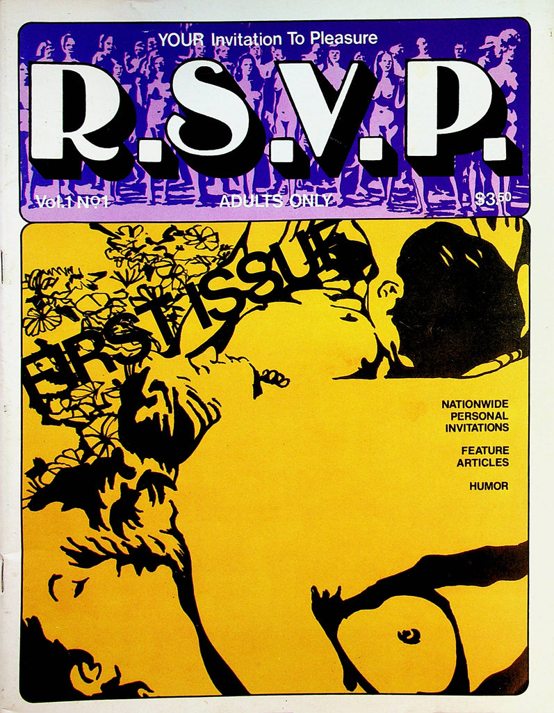 R.S.V.P. Contact Magazine   vol.1 #1  1972 First Issue!   022323lm-6
