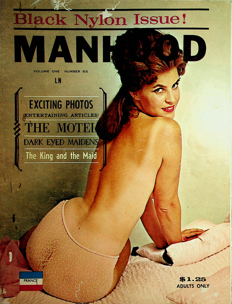 Manhood Magazine  Black Nylon Issue!  vol.1 #6  1963 France   112021lm-dm