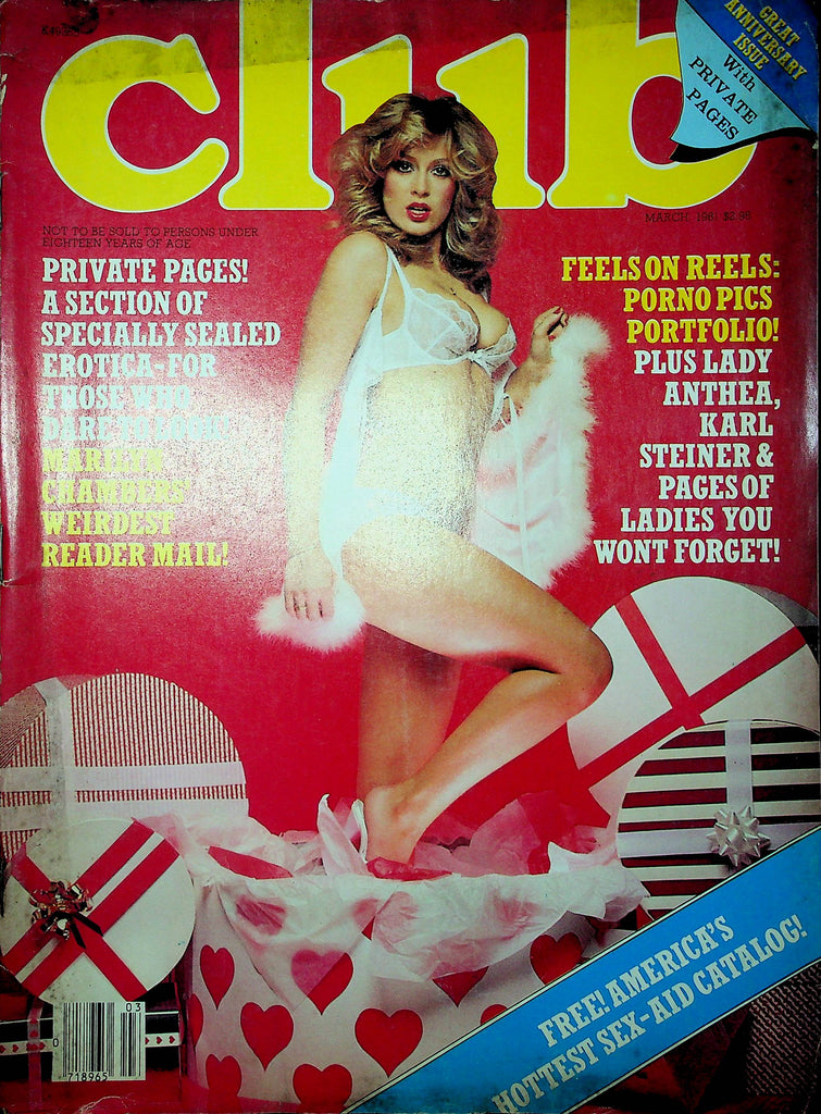 Club Magazine Lady Athena & Karl Steiner March 1981 121222RP