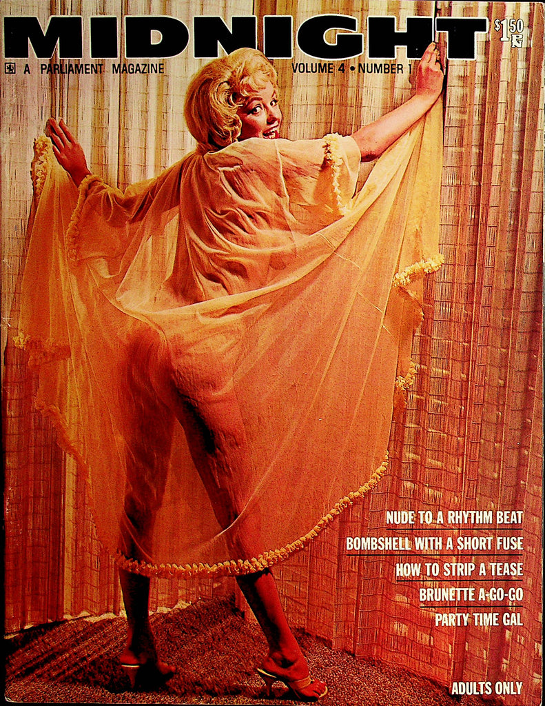 Midnight Vintage Magazine   Centerfold Busty Elaine vol.4 #1  1960's Parliament Publication   071822lm-p2