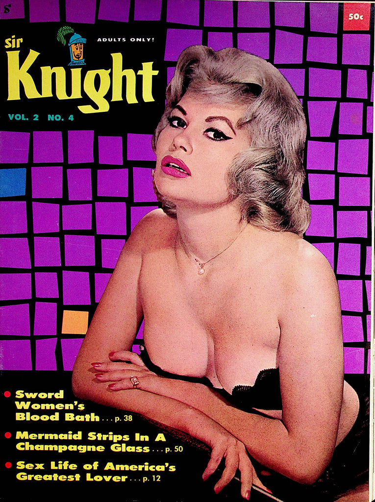 Sir Knight Vintage Magazine  Covergirl Barbara Baxter  vol.2 #4 1960  070422lm-p