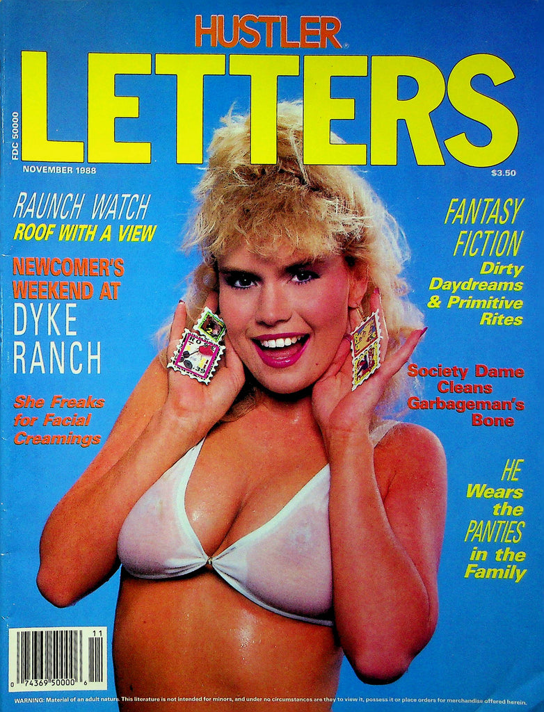 Hustler Letters Magazine Dyke Ranch & Raunch Watch November 1988 022423RP