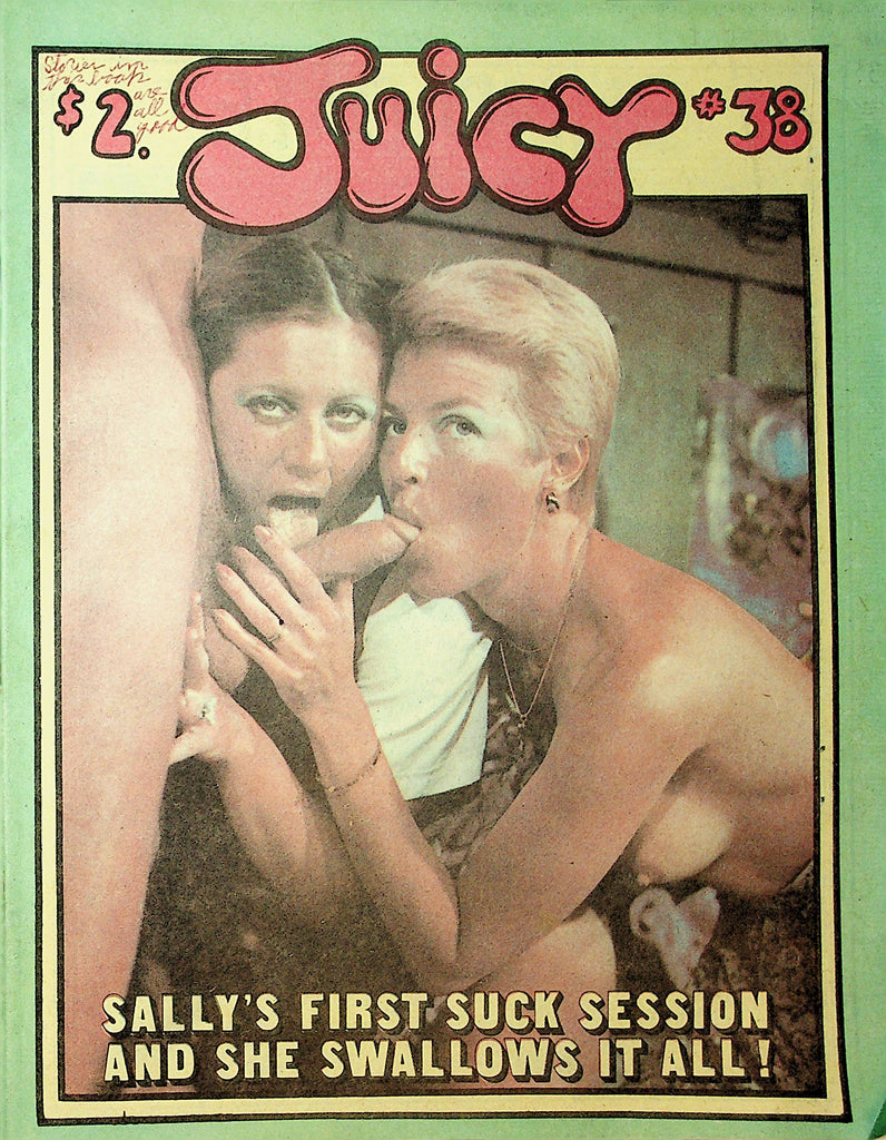 Juicy Magazine  Sally's First Suck Session And She Swallows It All!  #38 1979  061721lm-dm