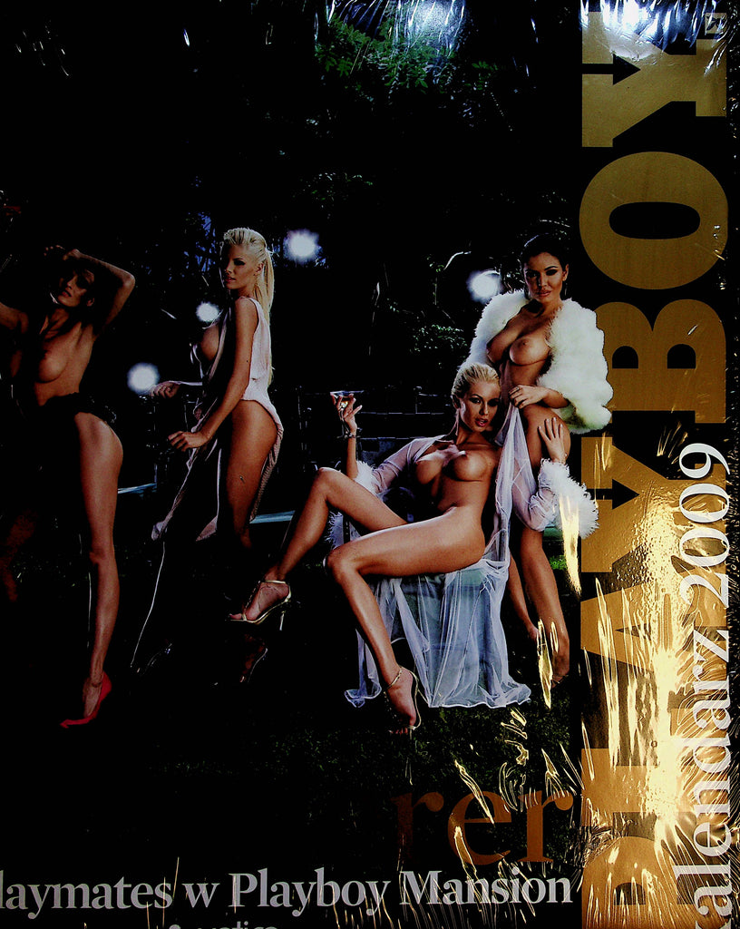 Playboy Polish International Calendar 2009  15 " x 12"  Playmates At The Playboy Mansion    041423lm-pca