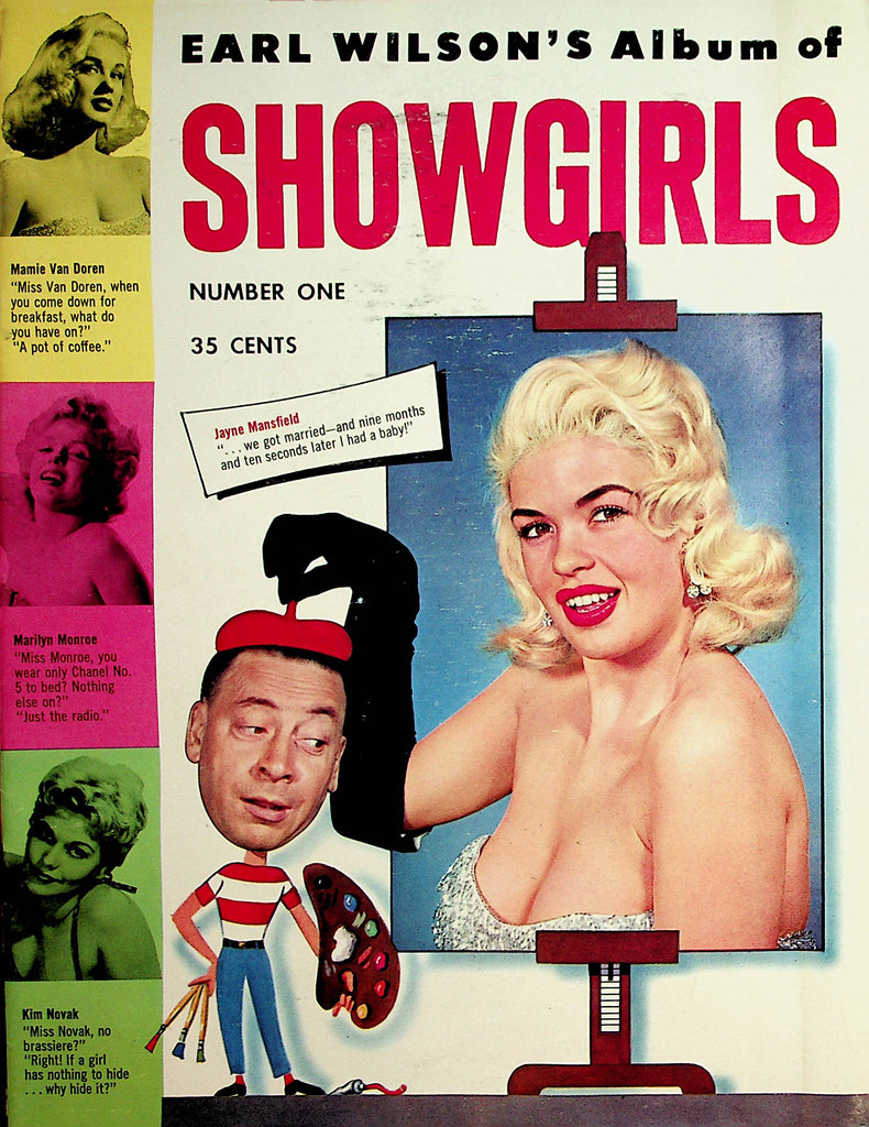 Earl Wilson's Showgirls Magazine  Jayne Mansfield / Marilyn Monroe #1 1956   071521lm-sh