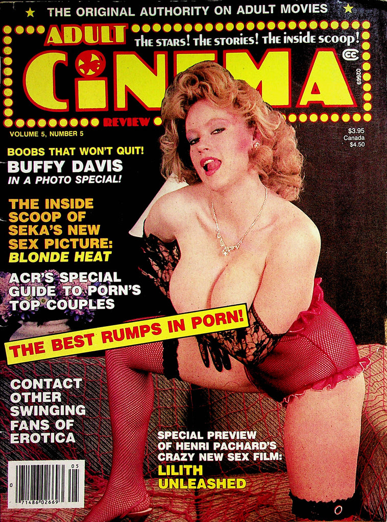 Adult Cinema Review Magazine   Buffy Davis  vol.5 #3  1980's        022623lm-p