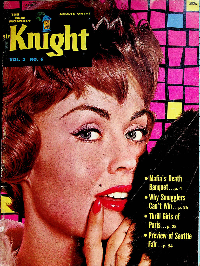 Sir Knight Magazine   Covergirl Carol Ann  vol.3 #6  1962      080322lm-p