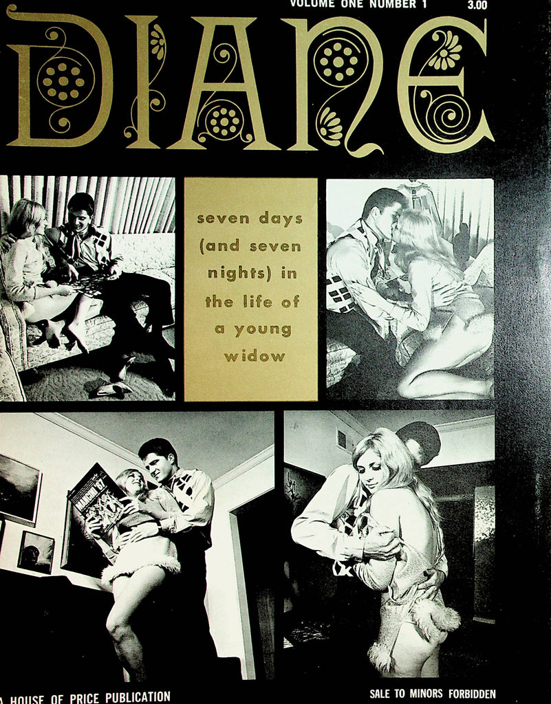 Diane Vintage Magazine  Seven Days & Night In The Life Of A Young Widow  #1 1960's   101121lm-dm