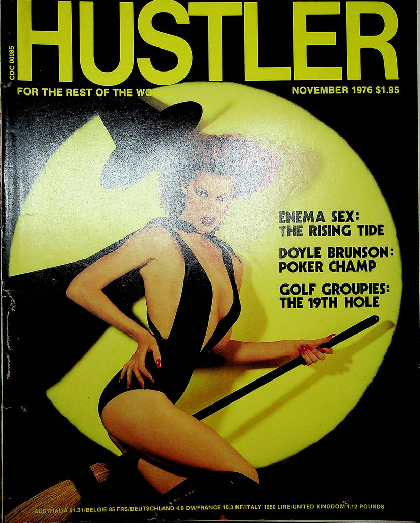 Hustler Magazine Doyle Brunson & Sheila November 1976 112822RP