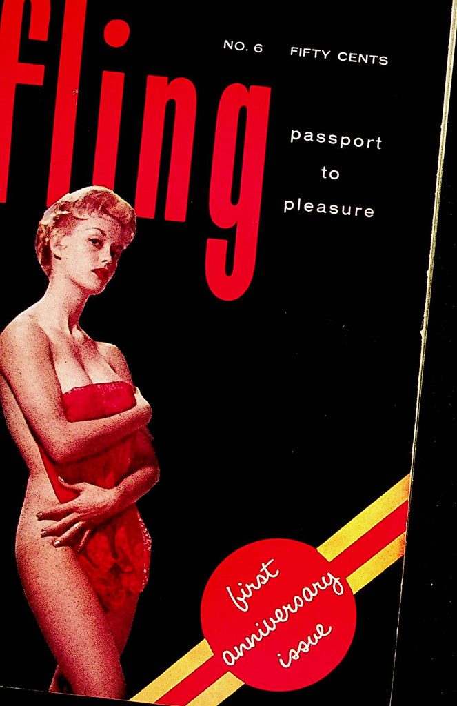 Fling Passport To Pleasure Digest   Fling Folio: Kelly Green  #6 1958 1st Anniversary Issue   062822lm-p