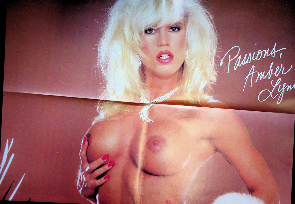 High Society 1990 Jumbo Wall Calendar  Amber Lynn  One Side  & Jana Back Side    041323lm-p