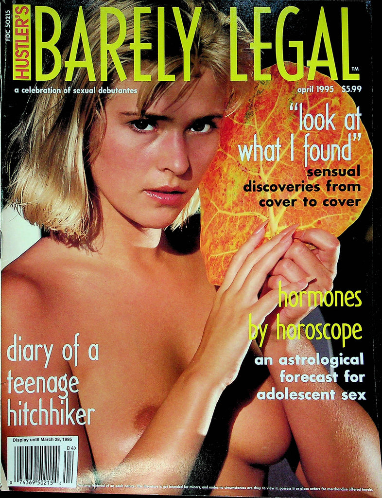 Hustler's Barely Legal Magazine Clarice Dawn & Whitney April 1995 081722RP
