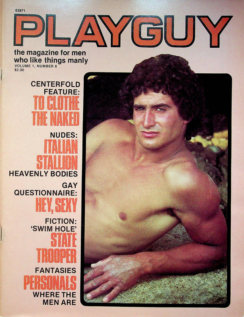 Playguy Magazine Italian Stallion Vol.1 No.8 102622RP