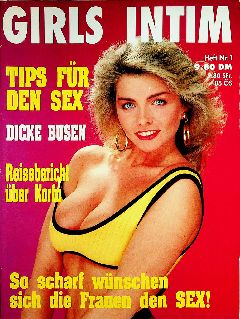 Girls Intim German International Magazine  Katharina  #1   1980's    022723lm-p