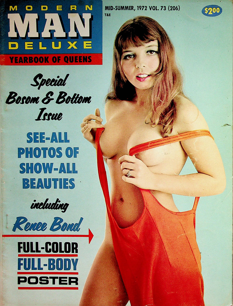 Modern Man Deluxe Yearbook Of Queens  Covergirl Renee Bond  vol.73 Mid-Summer 1972   072322lm-p