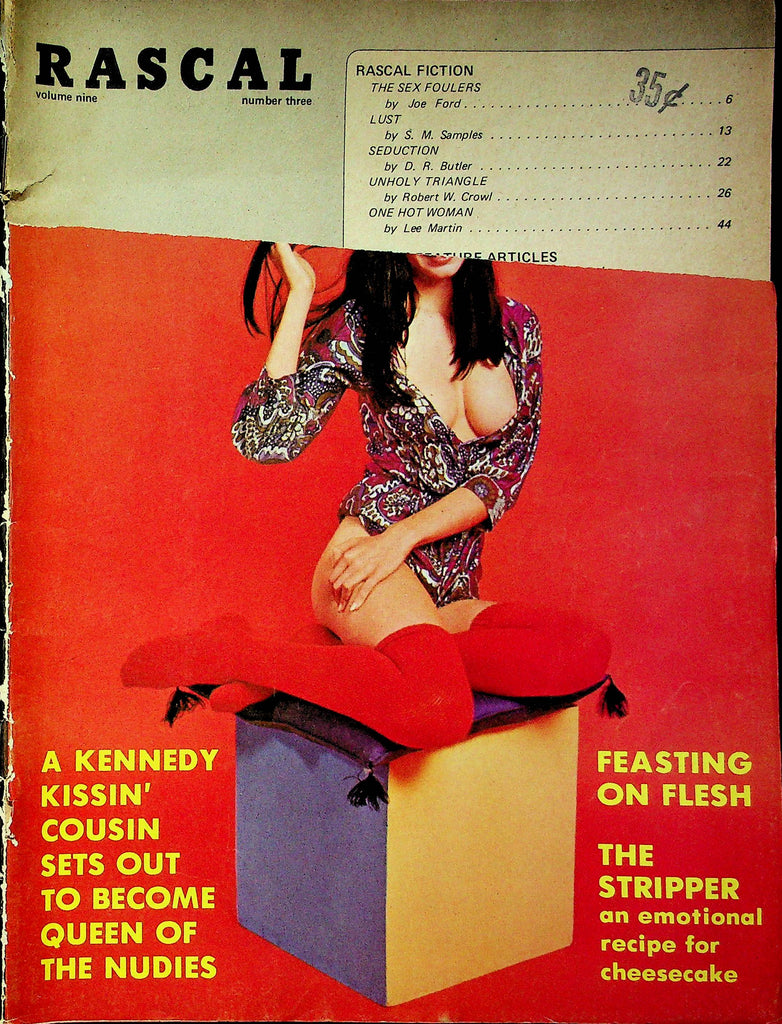 Rascal Magazine Kennedy Kissin' Cousin Vol.9 No.3 October 1971 good reading copy 020623RP