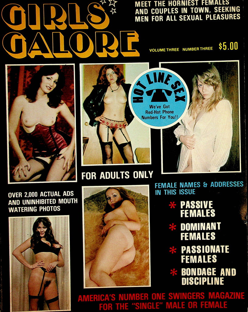 Girls Galore Swingers Contact Magazine   vol.3 #3  1970's      022323lm-6