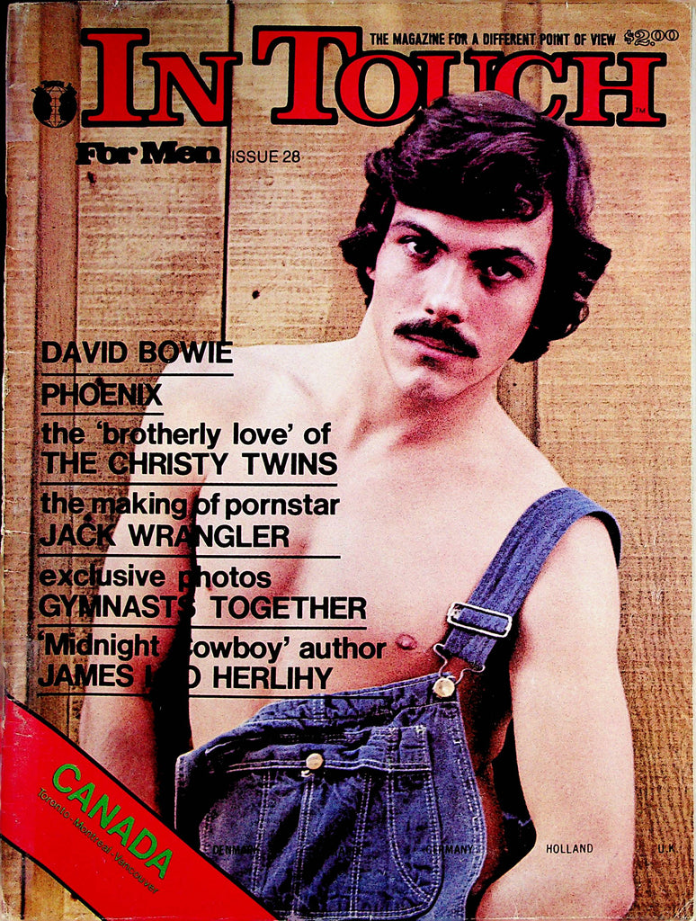 In Touch For Men Gay Magazine  Making Of A Porn Star Jack Wrangler / David Bowies #28  1977      080522lm-p2