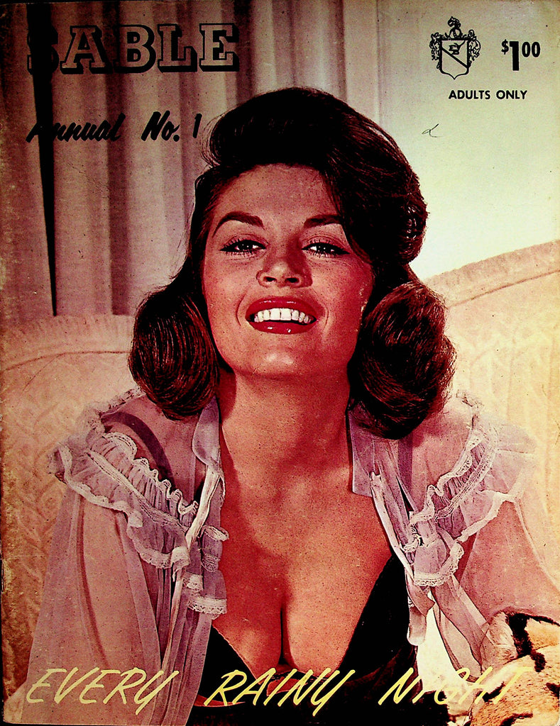 Sable Annual  Busty Vintage Magazine   Centerfold Girl Olga  #1 1963    062722lm-p