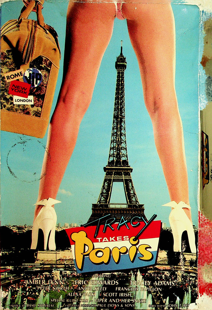 Tracy Takes Paris VHS    Amber Lynn / Tracey Adams  XXX  1986   121921lm-dm2
