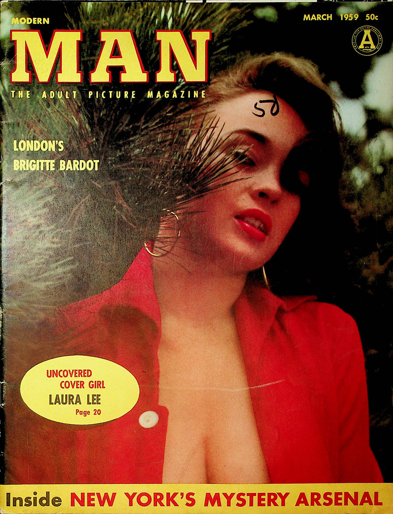 Modern Man Magazine  Brigitte Bardot / Laura Lee  March 1959    121121lm-dm