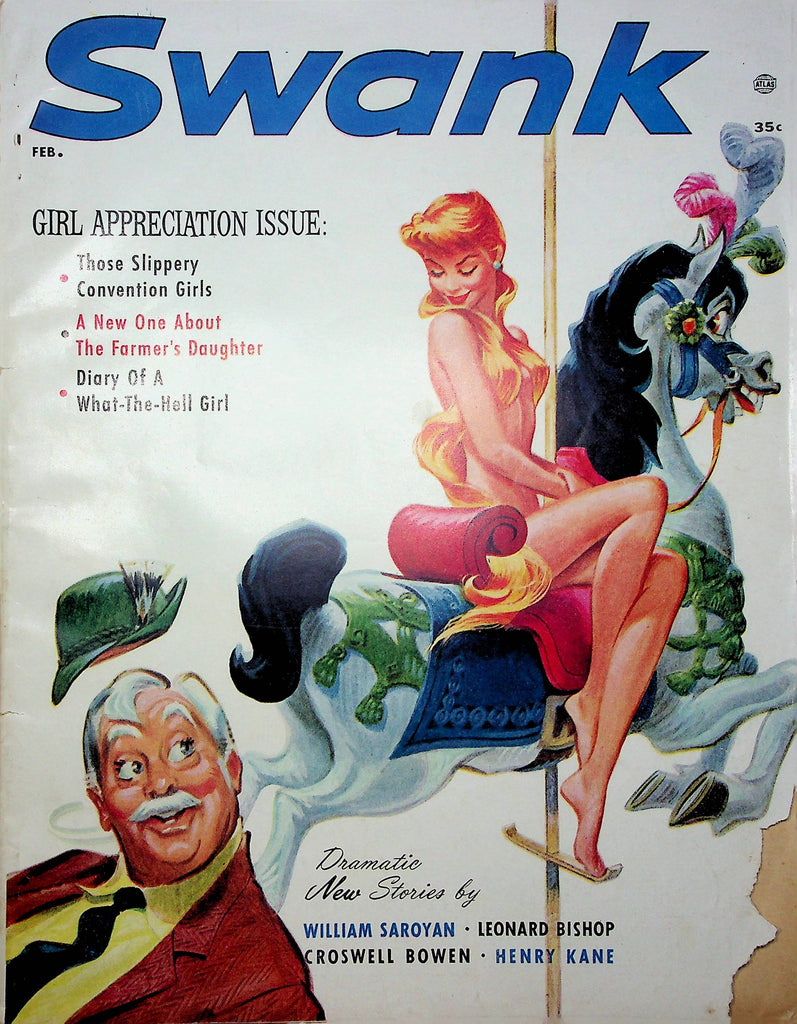Swank Magazine Girl Appreciation Issue & The Farmer's Daughter February 1957 012323RP