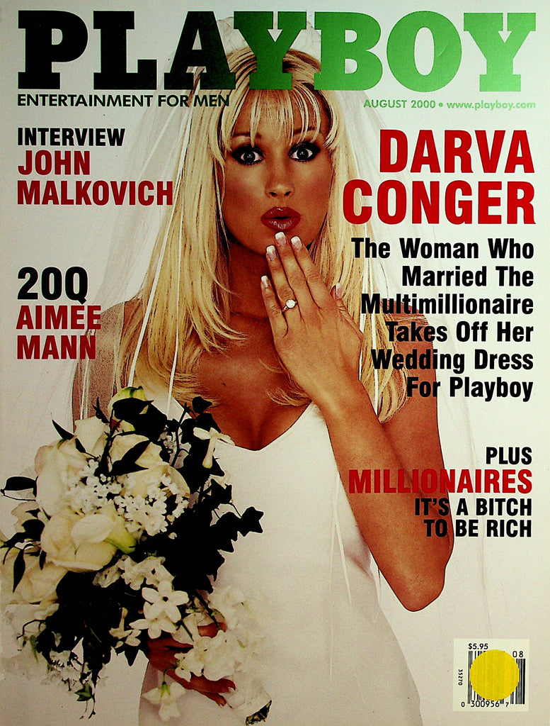 Autographed Playboy Magazine  Centerfold Girl Summer Altice  w/COA  August 2000    010322lm-dm