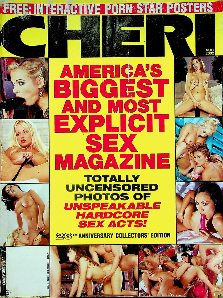 Cheri Magazine 26th Anniversary Collector's Edition August 2002 0628122RP