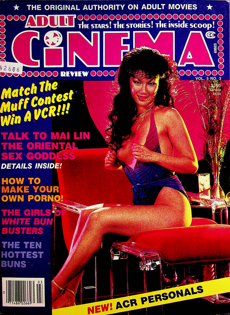 Adult Cinema Review Magazine  Mai Lin Oriental Sex Goddess  vol.5 #3  1980's       022623lm-p