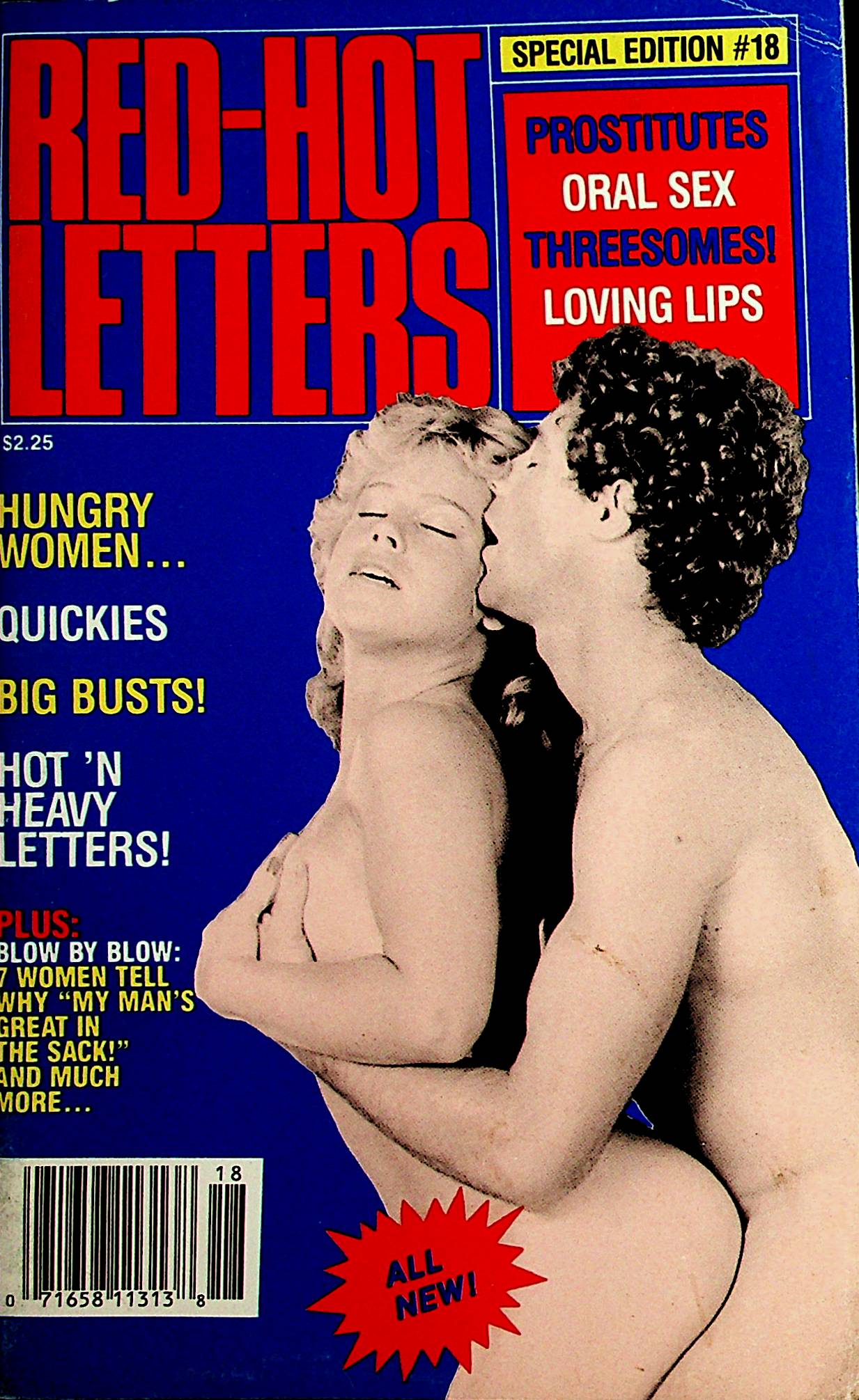 Red-Hot Letters Digest Oral Sex/ Threesomes/ Loving Lips #18 1986 1129 –  Mr-Magazine