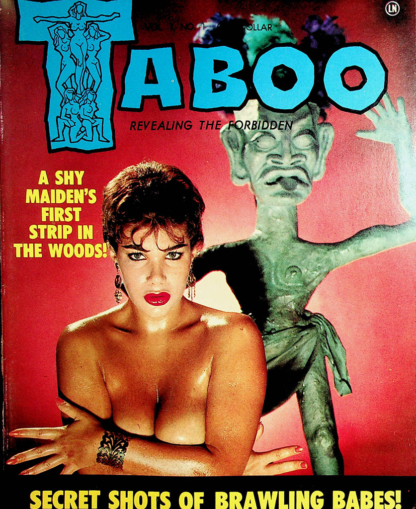 Taboo Magazine  Centerfold Victoria Layton / Brawling Babes  vol.1 #1 1960's    122221lm-dm2