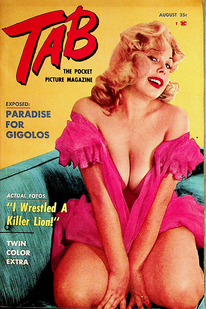 Tab Vintage Digest Magazine  Paradise For Gigolos  August 1960   090322lm-p
