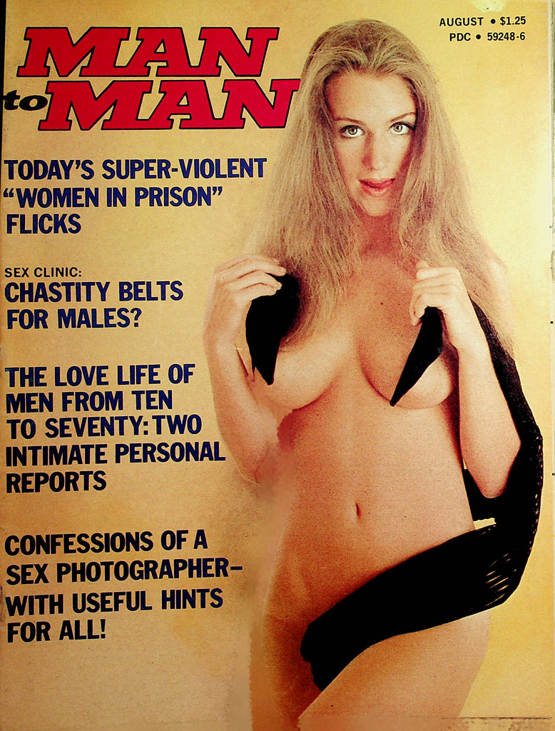 Man To Man Busty Vintage Magazine  Centerfold Girl Francis  August 1974    101521lm-dm
