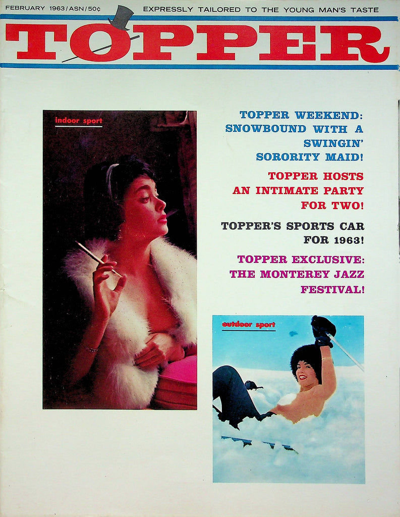 Topper Magazine The Monterey Jazz Festival & Soroity Maid February 1963 061322RP