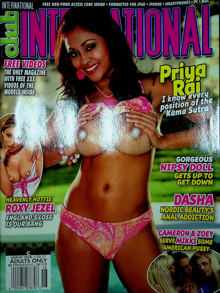 Club International Magazine Priya Rai & Roxy Jezel #218 2016 122722RP