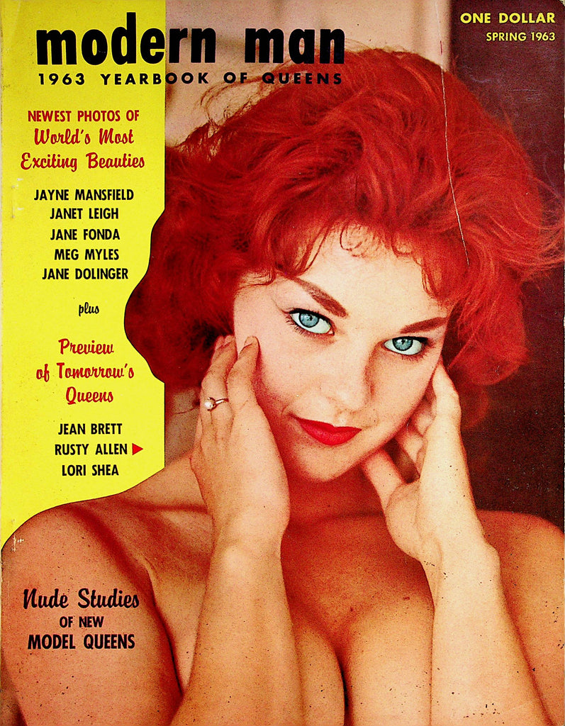 Modern Man 1963 Yearbook Of Queens  Jayne Mansfield/ Jane Fonda  Spring 1963   072322lm-p