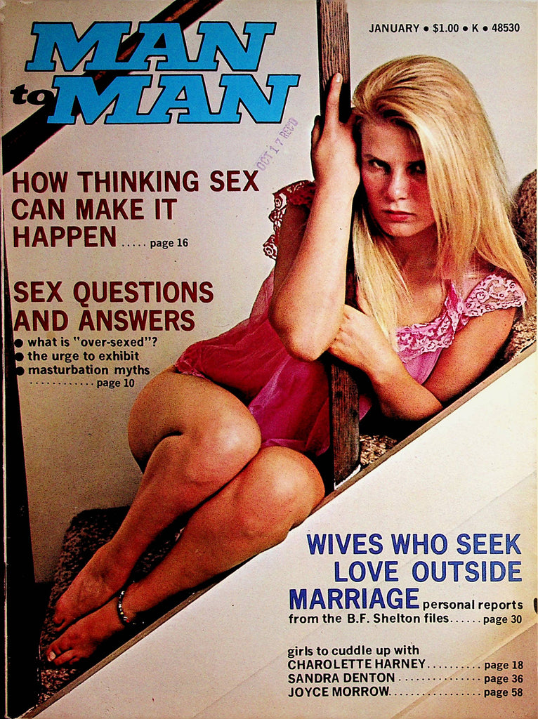 Man To Man Busty Magazine  Joyce Gibson Foldout Centerfold  January 1973   062222lm-p2