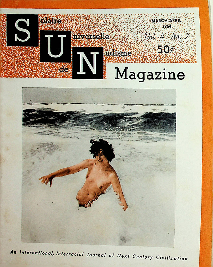 Sun Nudist Magazine  vol.4 #2  March 1954     032322lm-p