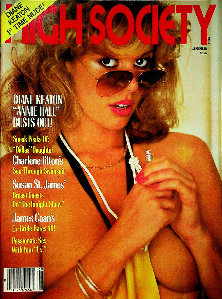 High Society Magazine Diane Keaton Charlene Tilton & Susan St. James' September 1980 071522RP