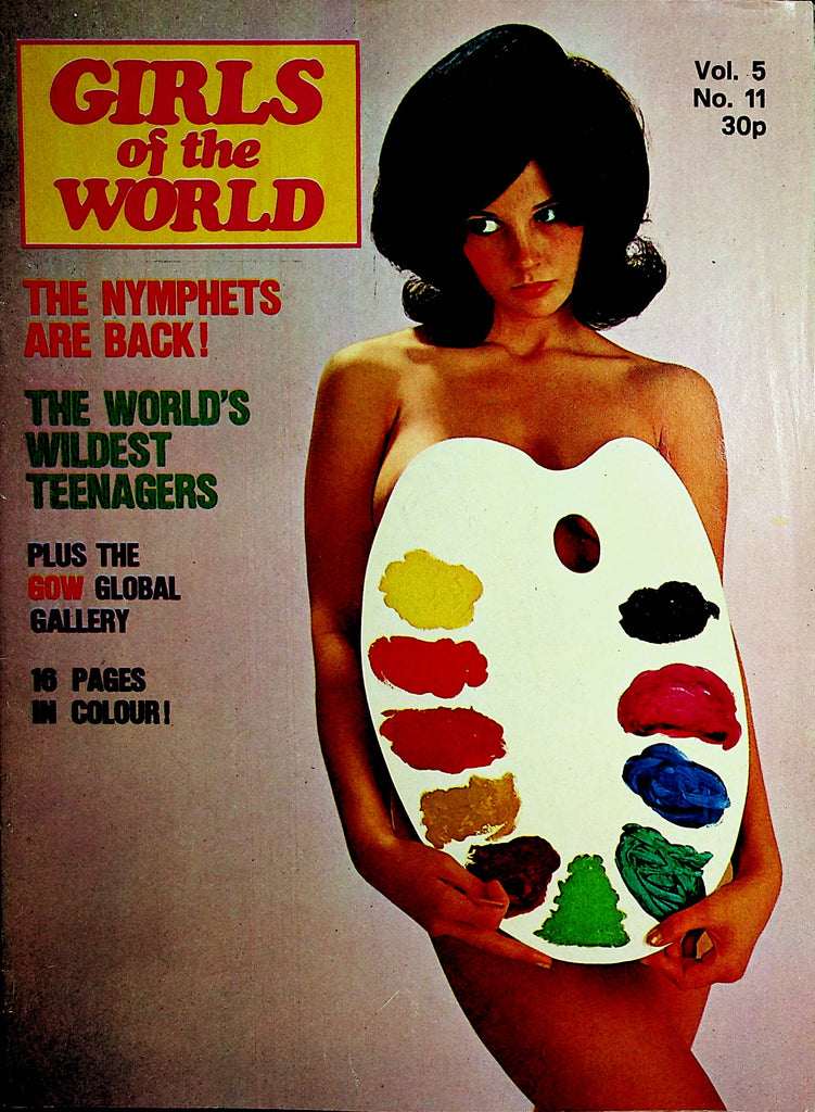 Girls Of The World Magazine The Nymphets Are Back!  vol.5 #11   1973      122321lm-dm