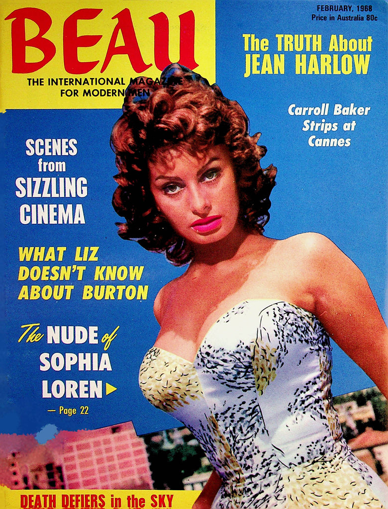 Beau Magazine   Sophia Loren / Jean Harlow/ Carroll Baker  February  1968   071422lm-p